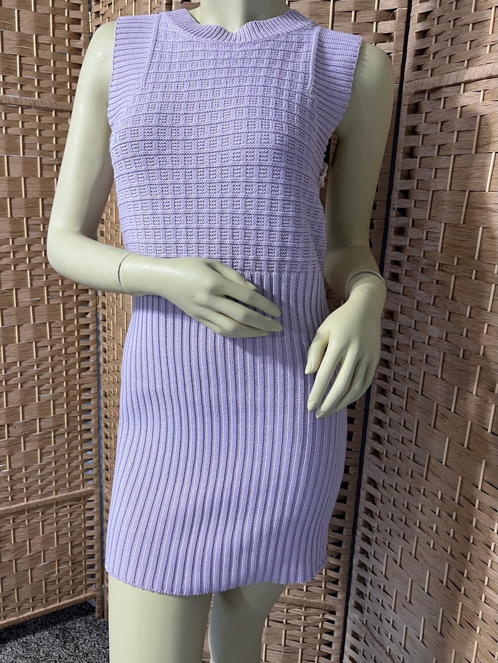 NWT Purple Knit Mini Dress